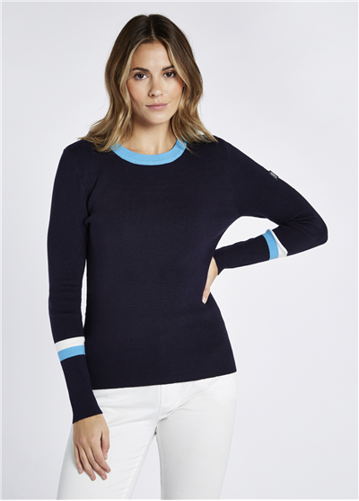Dubarry Ladies Tolka Sweater - Navy/Multi